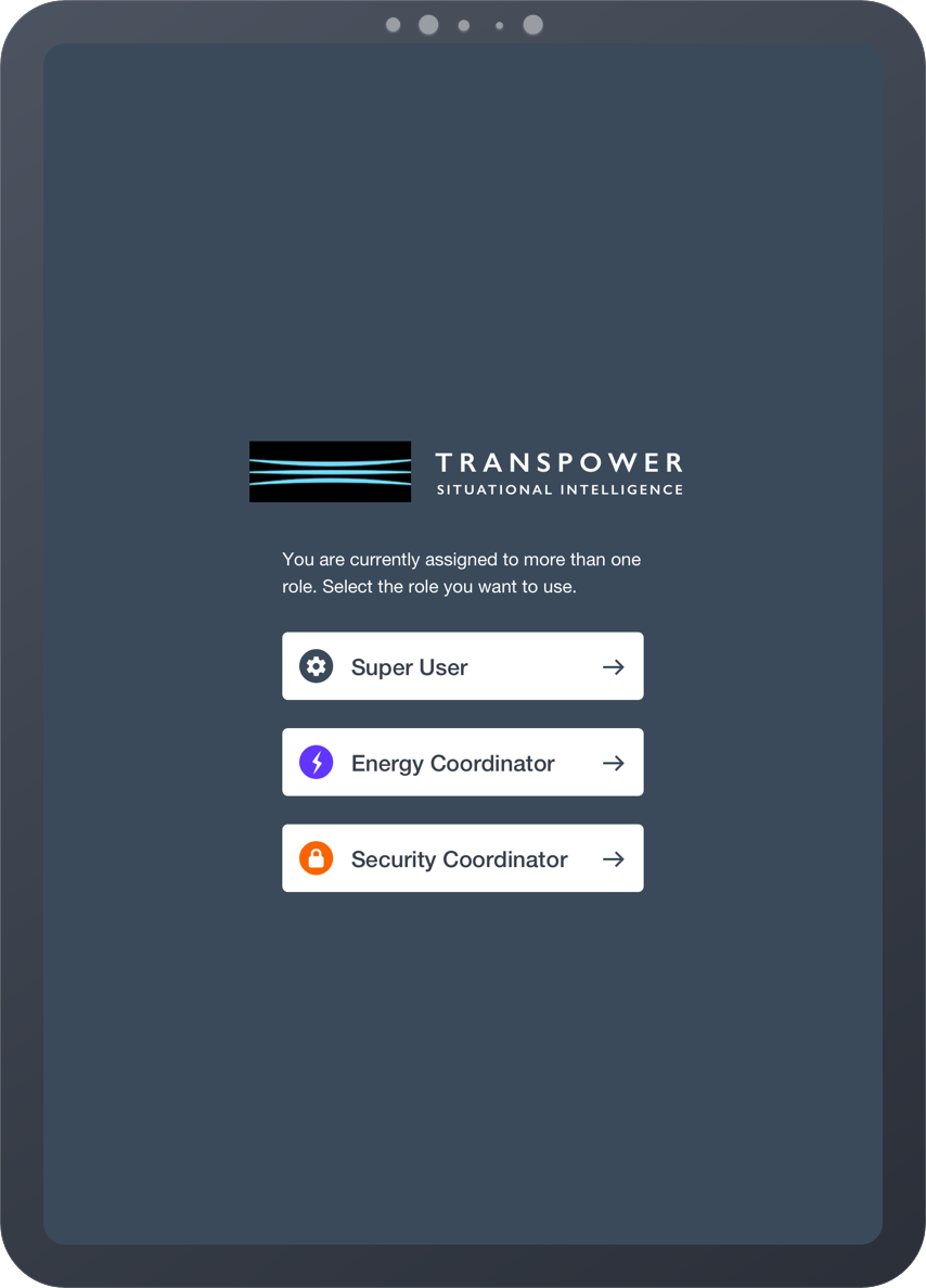 Transpower on an iPad