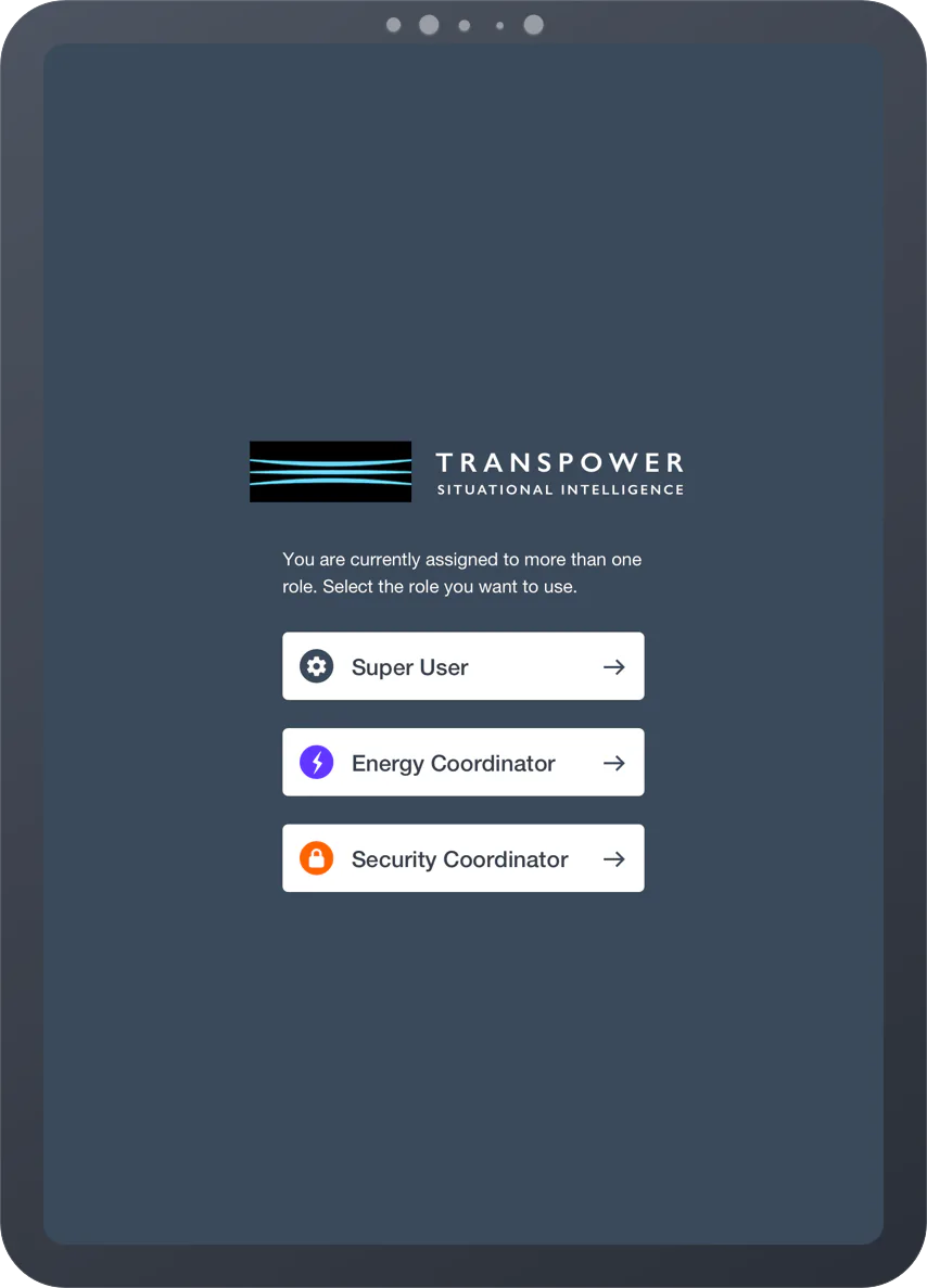 Transpower on an iPad